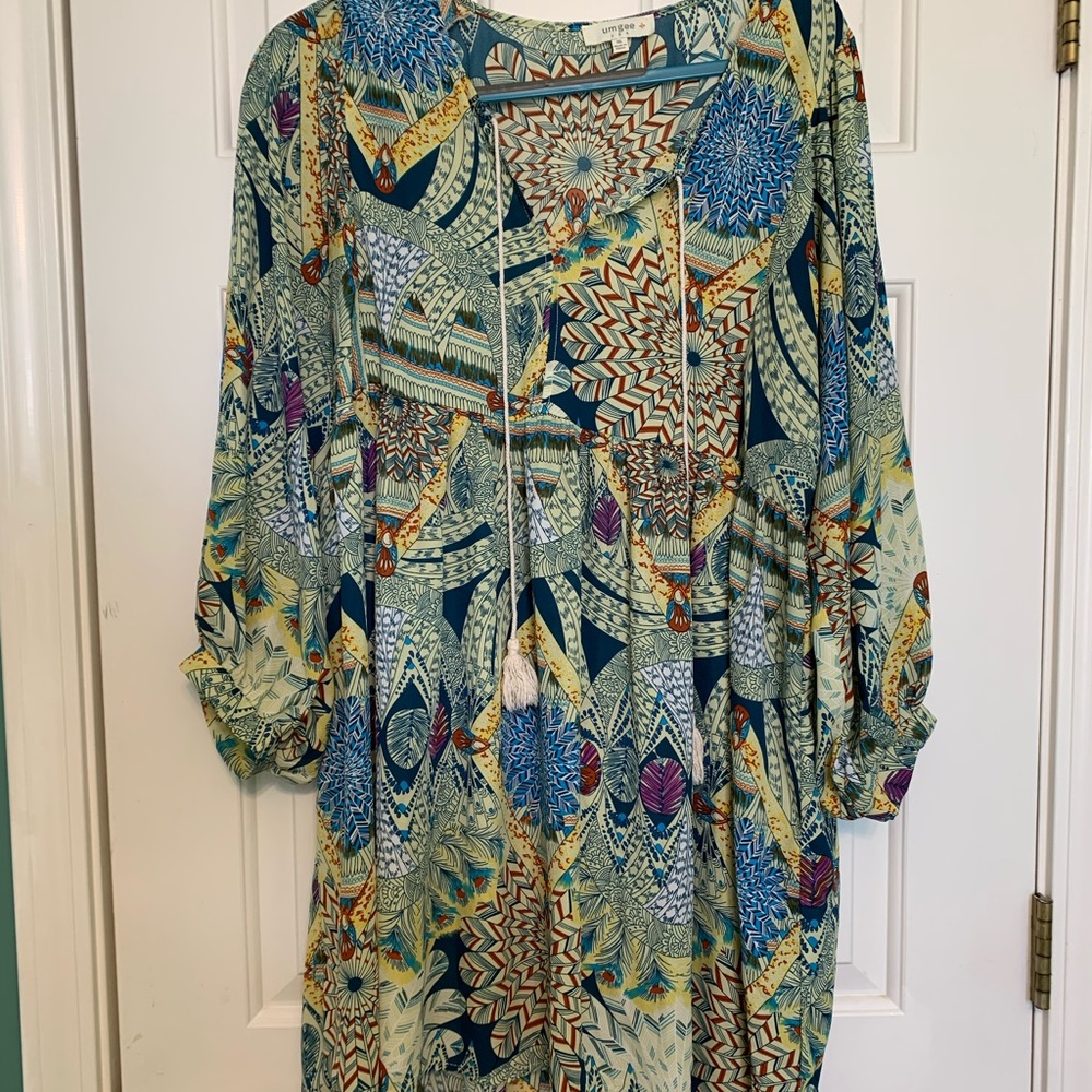 Multicolored Paisley Dress